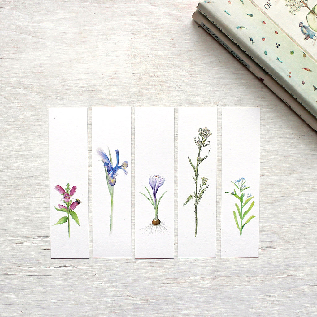 On sale Bookmarks. watercolour,